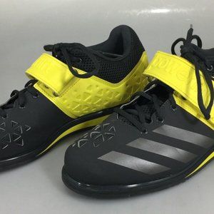Adidas Mens US 10.5 UK10 Powrlift 3 Gray Lemon Peel Sneakers Gym Shoes Kicks